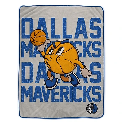 Pegasus Dallas Mavericks 60" x 80" Cartoon Basketball Ultra Cozy Blanket