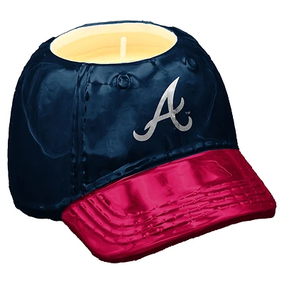 Pegasus Atlanta Braves 8oz. Ceramic Baseball Cap Candle