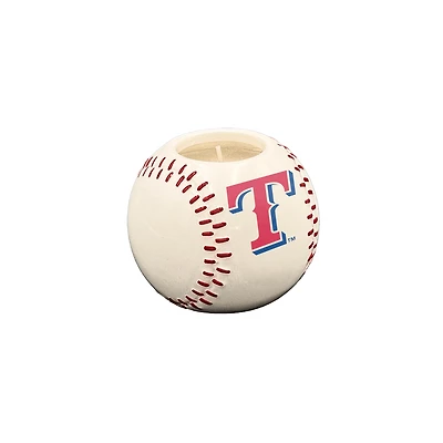 Pegasus Texas Rangers 8oz. Ceramic Baseball Candle