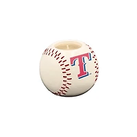 Pegasus Texas Rangers 8oz. Ceramic Baseball Candle