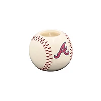 Pegasus Atlanta Braves 8oz. Ceramic Baseball Candle