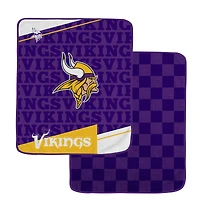 Pegasus Minnesota Vikings 60" x 70" Diagonal Ghost Checkered Double-Sided Blanket
