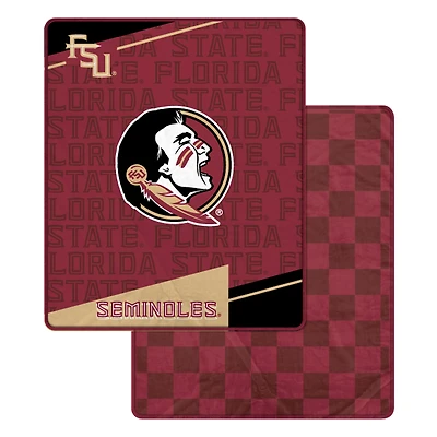 Pegasus Florida State Seminoles 60" x 70" Diagonal Ghost Checkered Double-Sided Blanket