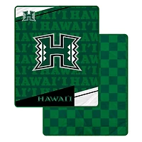 Pegasus Hawaii Rainbow Warriors 60" x 70" Diagonal Ghost Checkered Double-Sided Blanket