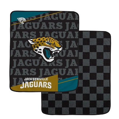 Pegasus Jacksonville Jaguars 60" x 70" Diagonal Ghost Checkered Double-Sided Blanket