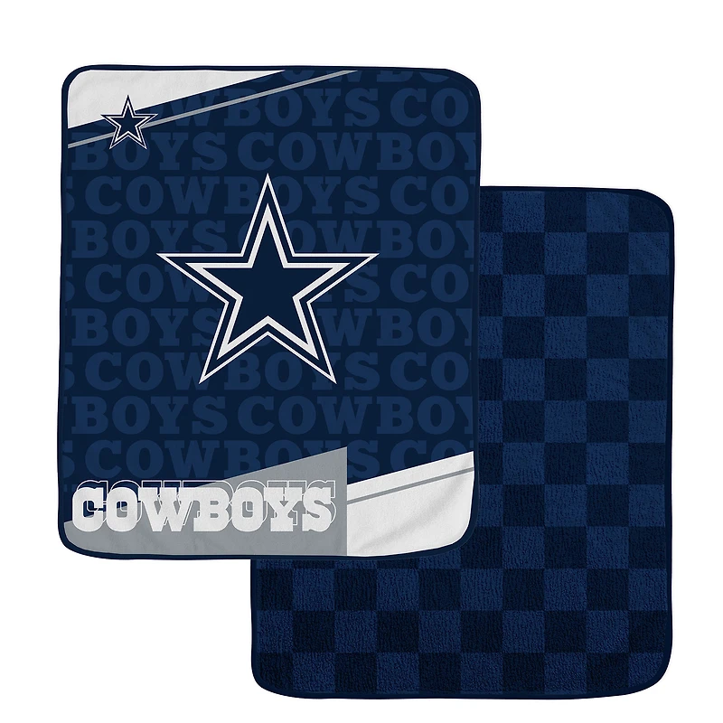 Pegasus Dallas Cowboys 60" x 70" Diagonal Ghost Checkered Double-Sided Blanket