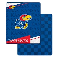 Pegasus Kansas Jayhawks 60" x 70" Diagonal Ghost Checkered Double-Sided Blanket