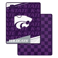 Pegasus Kansas State Wildcats 60" x 70" Diagonal Ghost Checkered Double-Sided Blanket