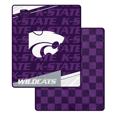 Pegasus Kansas State Wildcats 60" x 70" Diagonal Ghost Checkered Double-Sided Blanket