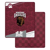 Pegasus Montana Grizzlies 60" x 70" Diagonal Ghost Checkered Double-Sided Blanket