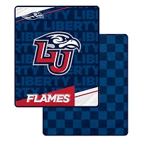Pegasus Liberty Flames 60" x 70" Diagonal Ghost Checkered Double-Sided Blanket