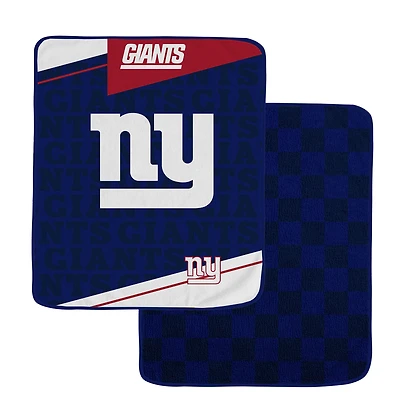 Pegasus New York Giants 60" x 70" Diagonal Ghost Checkered Double-Sided Blanket
