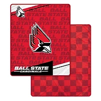 Pegasus Ball State Cardinals 60" x 70" Diagonal Ghost Checkered Double-Sided Blanket