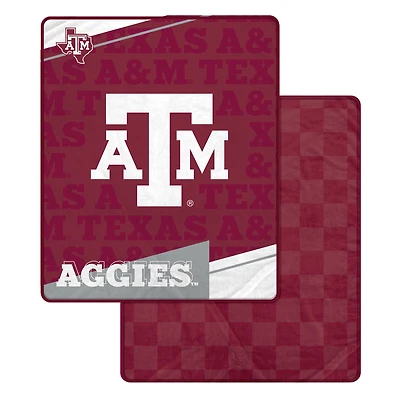 Pegasus Texas A&M Aggies 60" x 70" Diagonal Ghost Checkered Double-Sided Blanket