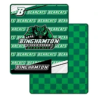 Pegasus Binghamton Bearcats 60" x 70" Diagonal Ghost Checkered Double-Sided Blanket