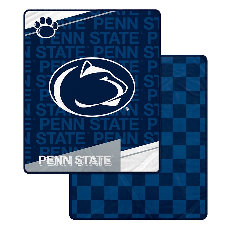 Pegasus Penn State Nittany Lions 60" x 70" Diagonal Ghost Checkered Double-Sided Blanket