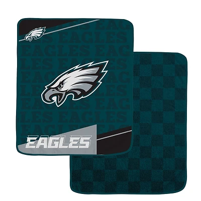 Pegasus Philadelphia Eagles 60" x 70" Diagonal Ghost Checkered Double-Sided Blanket