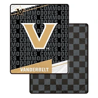 Pegasus Vanderbilt Commodores 60" x 70" Diagonal Ghost Checkered Double-Sided Blanket
