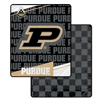 Pegasus Purdue Boilermakers 60" x 70" Diagonal Ghost Checkered Double-Sided Blanket