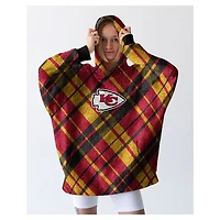 Pegasus Kansas City Chiefs 34" x 34" Digital Dash Sherpa Hooded Fan Cape