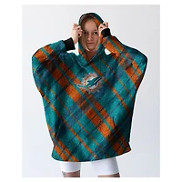 Pegasus Miami Dolphins 34" x 34" Digital Dash Sherpa Hooded Fan Cape