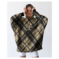 Pegasus New Orleans Saints 34" x 34" Digital Dash Sherpa Hooded Fan Cape