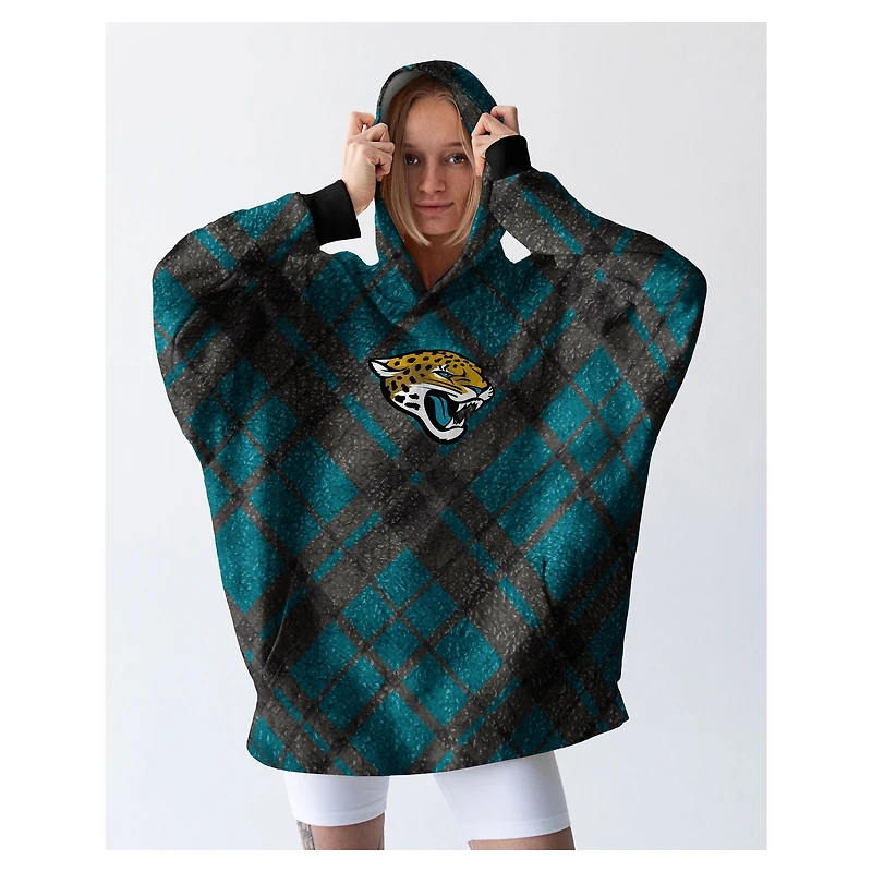 Pegasus Jacksonville Jaguars 34" x 34" Digital Dash Sherpa Hooded Fan Cape