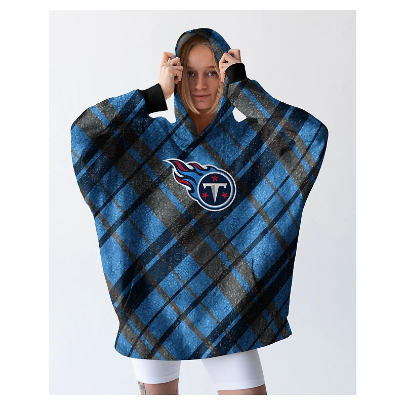 Pegasus Tennessee Titans 34" x 34" Digital Dash Sherpa Hooded Fan Cape
