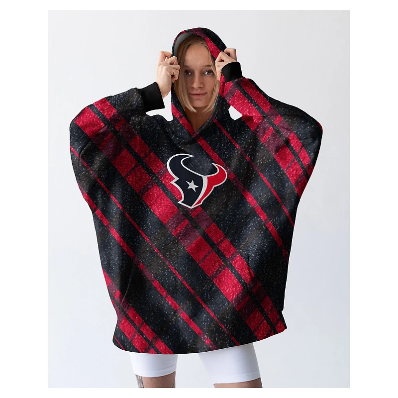 Pegasus Houston Texans 34" x 34" Digital Dash Sherpa Hooded Fan Cape