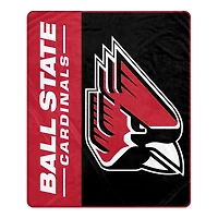 Pegasus Ball State Cardinals 50" x 60" Endzone Ultra Soft Throw Blanket