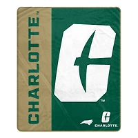 Pegasus Charlotte 49ers 50" x 60" Endzone Ultra Soft Throw Blanket
