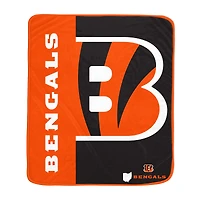 Pegasus Cincinnati Bengals 50" x 60" Endzone Ultra Soft Throw Blanket