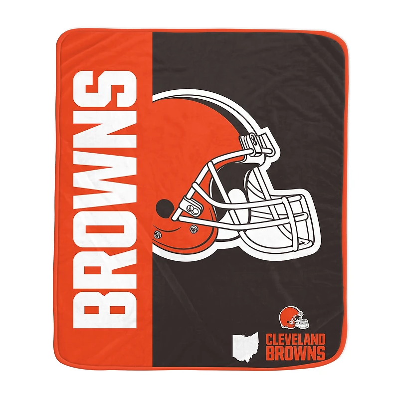 Pegasus Cleveland Browns 50" x 60" Endzone Ultra Soft Throw Blanket