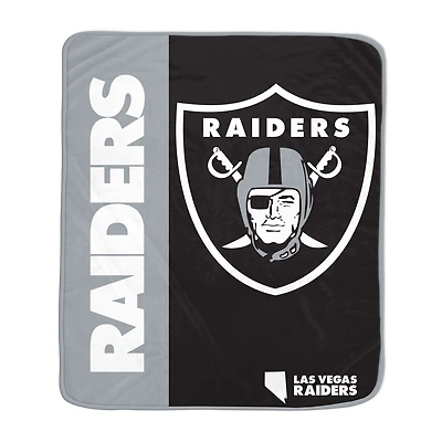 Pegasus Las Vegas Raiders 50" x 60" Endzone Ultra Soft Throw Blanket