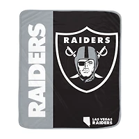 Pegasus Las Vegas Raiders 50" x 60" Endzone Ultra Soft Throw Blanket