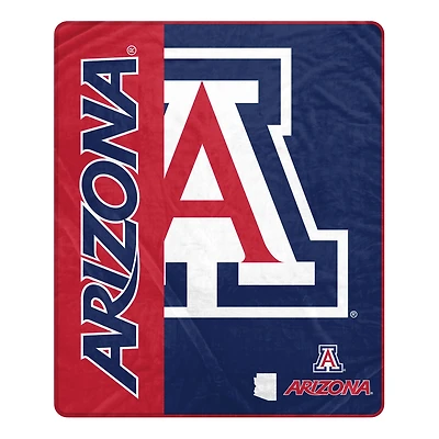 Pegasus Arizona Wildcats 50" x 60" Endzone Ultra Soft Throw Blanket