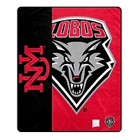 Pegasus New Mexico Lobos 50" x 60" Endzone Ultra Soft Throw Blanket