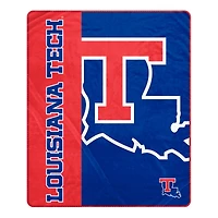 Pegasus Louisiana Tech Bulldogs 50" x 60" Endzone Ultra Soft Throw Blanket