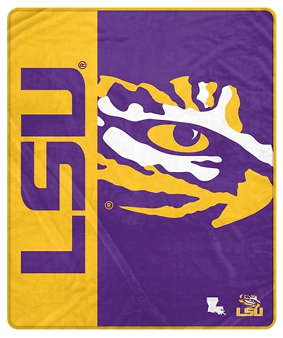 Pegasus LSU Tigers 50" x 60" Endzone Ultra Soft Throw Blanket