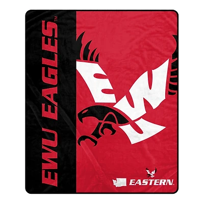 Pegasus Eastern Washington Eagles 50" x 60" Endzone Ultra Soft Throw Blanket