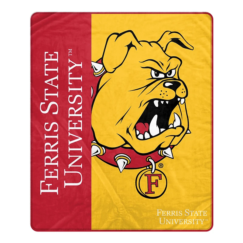 Pegasus Ferris State Bulldogs 50" x 60" Endzone Ultra Soft Throw Blanket
