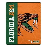 Pegasus Florida A&M Rattlers 50" x 60" Endzone Ultra Soft Throw Blanket