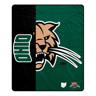 Pegasus Ohio Bobcats 50" x 60" Endzone Ultra Soft Throw Blanket