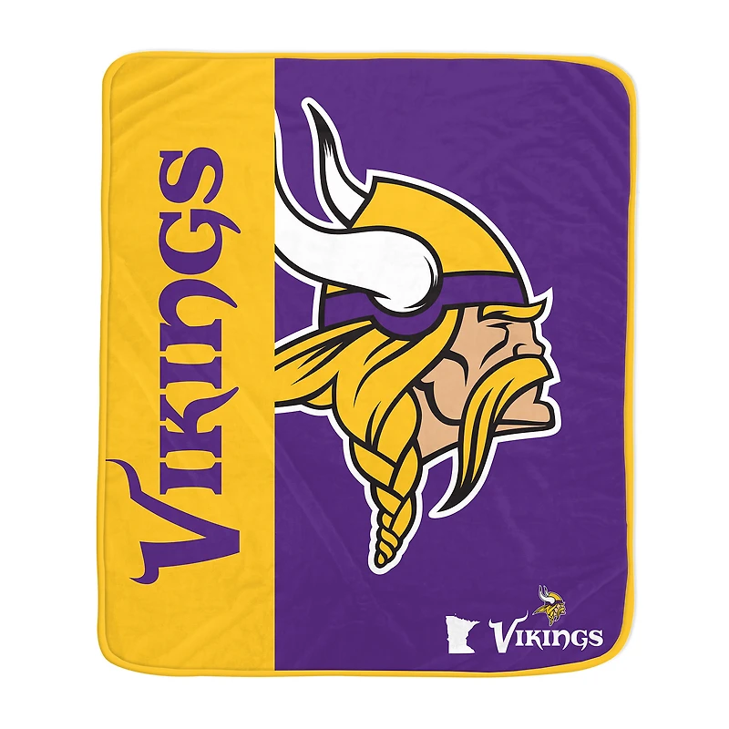 Pegasus Minnesota Vikings 50" x 60" Endzone Ultra Soft Throw Blanket