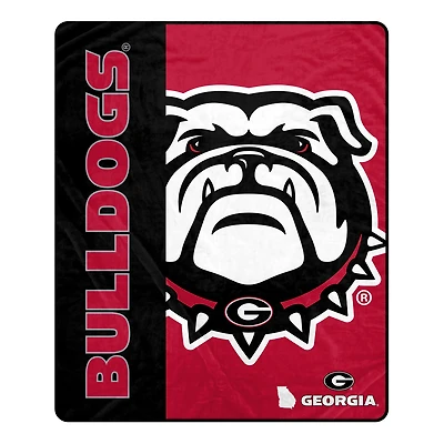 Pegasus Georgia Bulldogs 50" x 60" Endzone Ultra Soft Throw Blanket