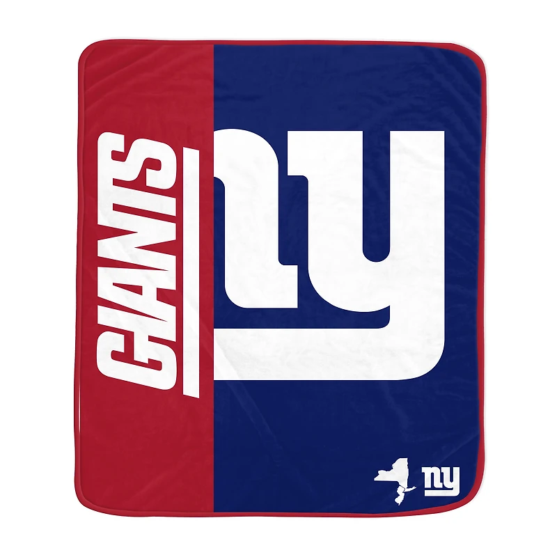 Pegasus New York Giants 50" x 60" Endzone Ultra Soft Throw Blanket