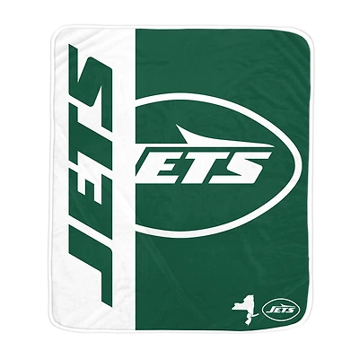 Pegasus New York Jets 50" x 60" Endzone Ultra Soft Throw Blanket