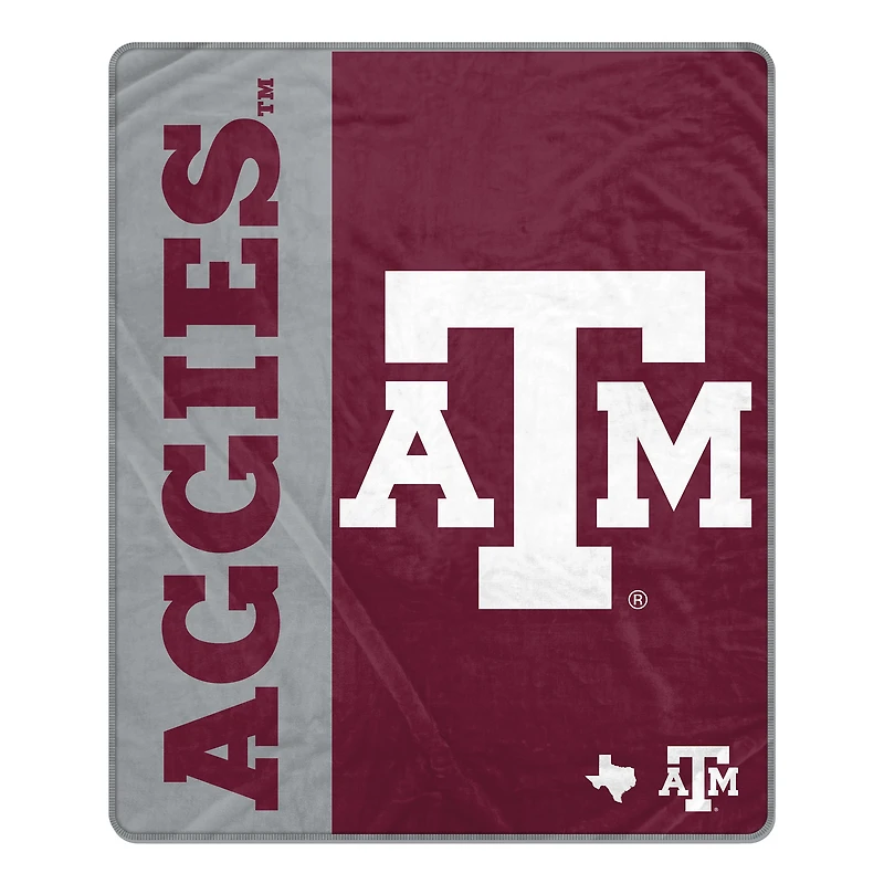 Pegasus Texas A&M Aggies 50" x 60" Endzone Ultra Soft Throw Blanket