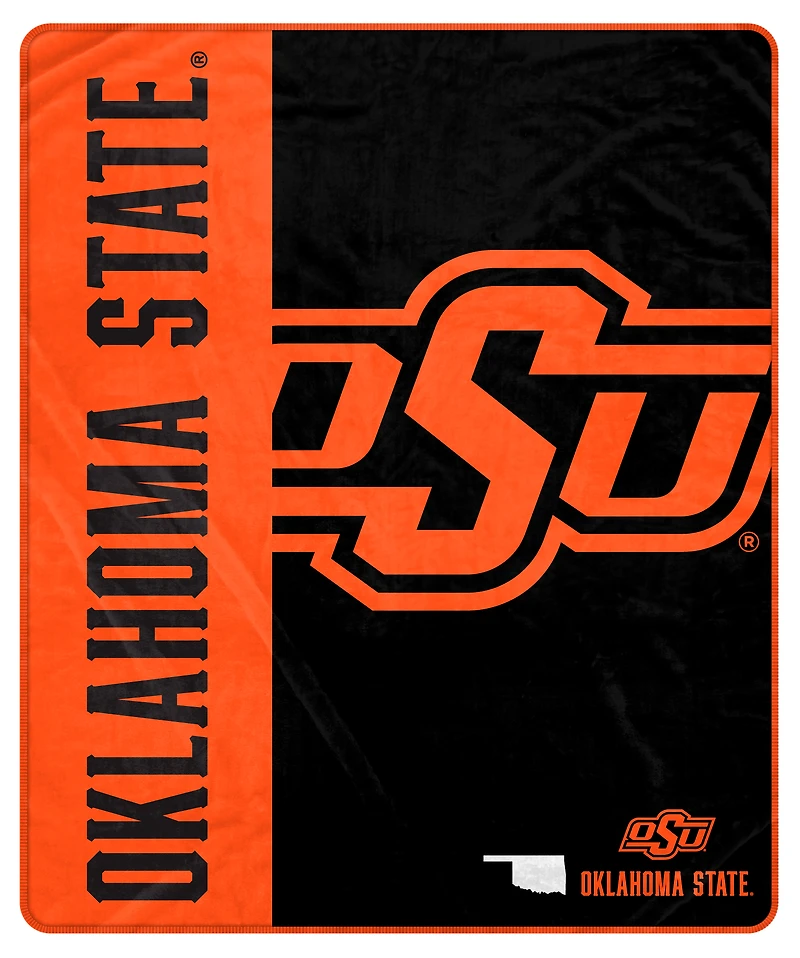 Pegasus Oklahoma State Cowboys 50" x 60" Endzone Ultra Soft Throw Blanket
