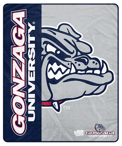 Pegasus Gonzaga Bulldogs 50" x 60" Endzone Ultra Soft Throw Blanket